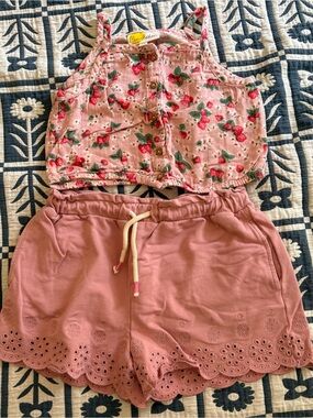 Mini Boden Strawberry Set Sizes 8/9